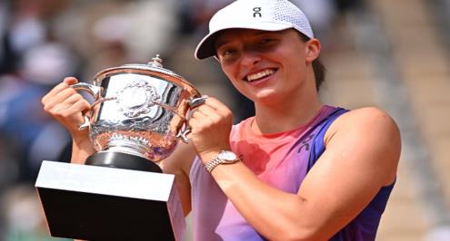 اللقب الرابع.. إيجا شفيونتيك تتوج ببطولة رولان جاروس للتنس